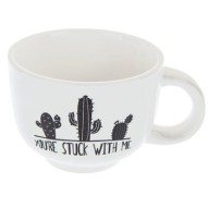 You're stuck with me cactus mug